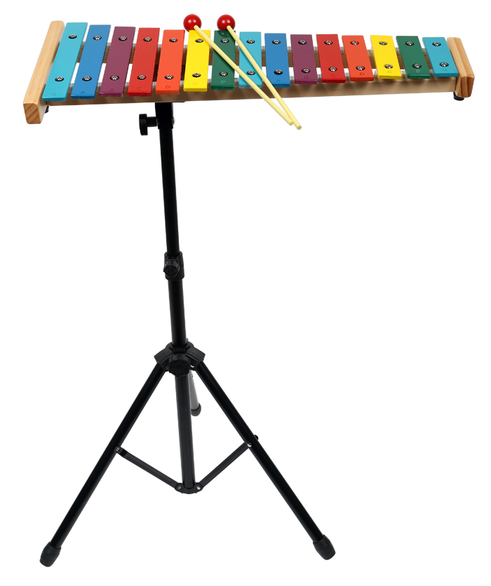 15-NOTE COLORED GLOCKENSPIEL (ALUM.) (G-G)